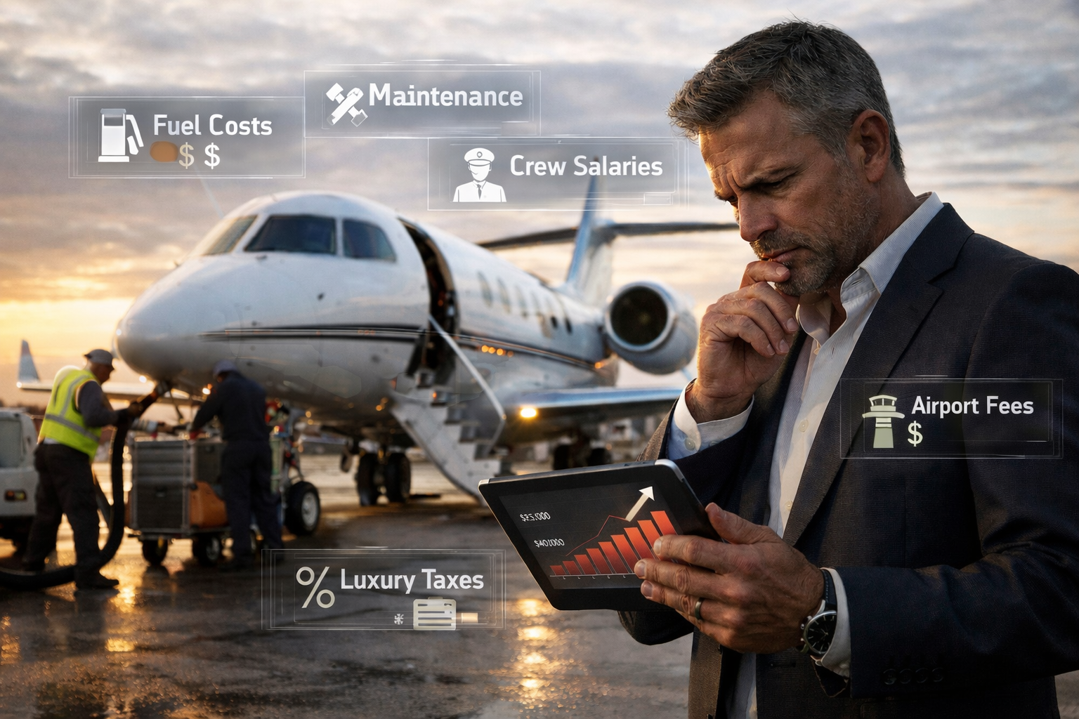 Hidden cost private jet